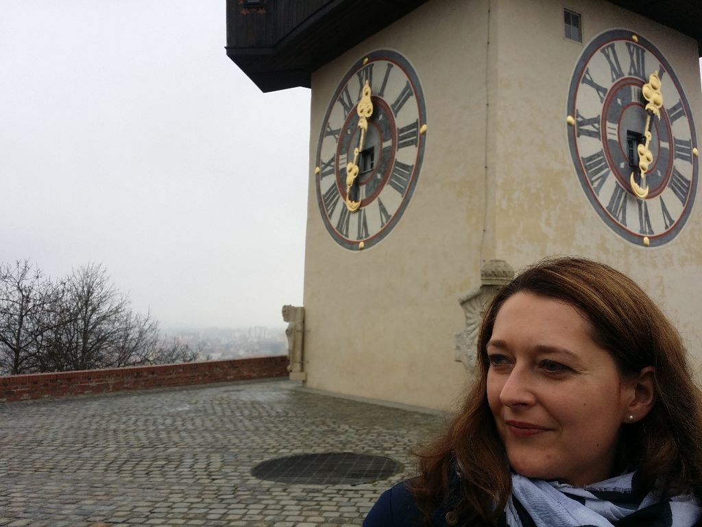 Der Uhrturm ist eines der Wahrzeichen von Graz